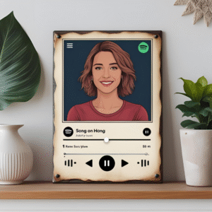 Customized Spotify Plaque